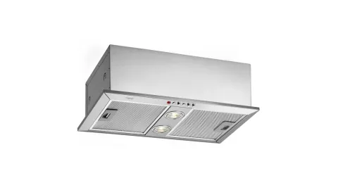 Campana Teka Acero Inoxidable Panel de Mandos Pulsantes Tres Velocidades Filtros Metálicos, Lavables en Lavavajillas Lámparas Led Capacidad de Extracción Máxima: 700 M³/H