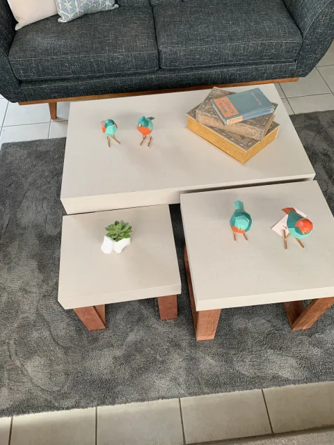 Juego de mesas Mueblemex