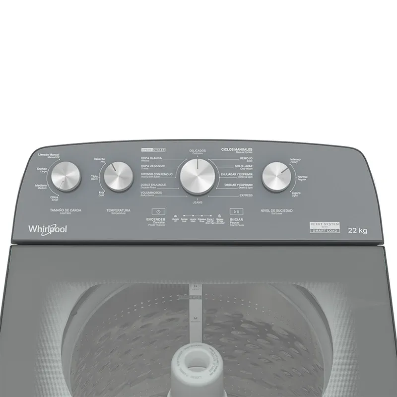 Lavadora Whirlpool 8MWTW2224WJM — Lavadora Whirlpool 8MWTW2224WJM
