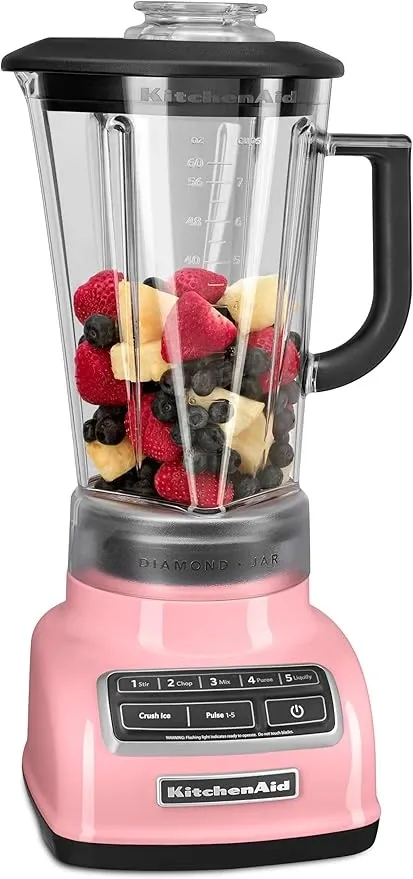 Licuadora Diamond, Pink 0.9HP, 60 Oz, Guava Glaze — Licuadora Diamond, Pink 0.9HP, 60 Oz, Guava Glaze